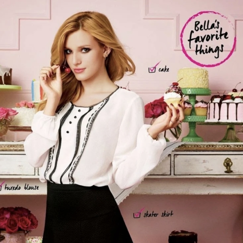 Candie's Light Pink Blush Long Sleeve Blouse